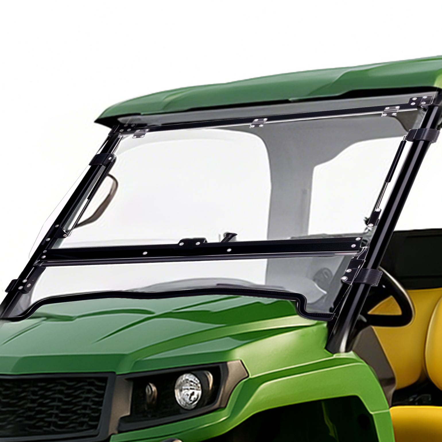 Photo of Kemimoto Flip Windshield for John Deere Gator by Kemimoto - Premium for UTVs / Side by Sides