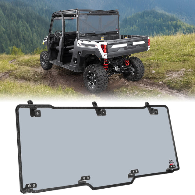 Photo of UTV Rear Window For Polaris Ranger by Kemimoto - Premium for UTVs / Side by Sides