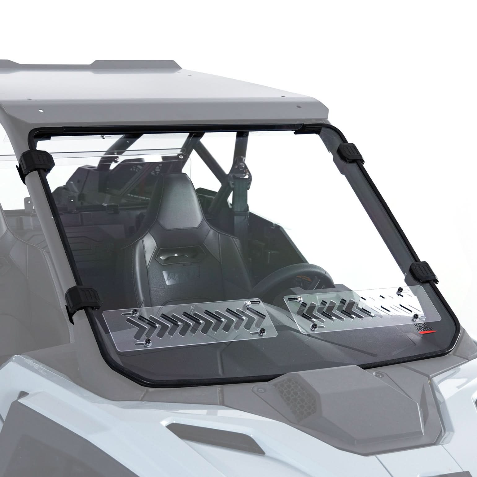 Photo of UTV Windshield with Sliding Vented Window for Polaris RZR PRO 2025 by Kemimoto - Premium for UTVs / Side by Sides