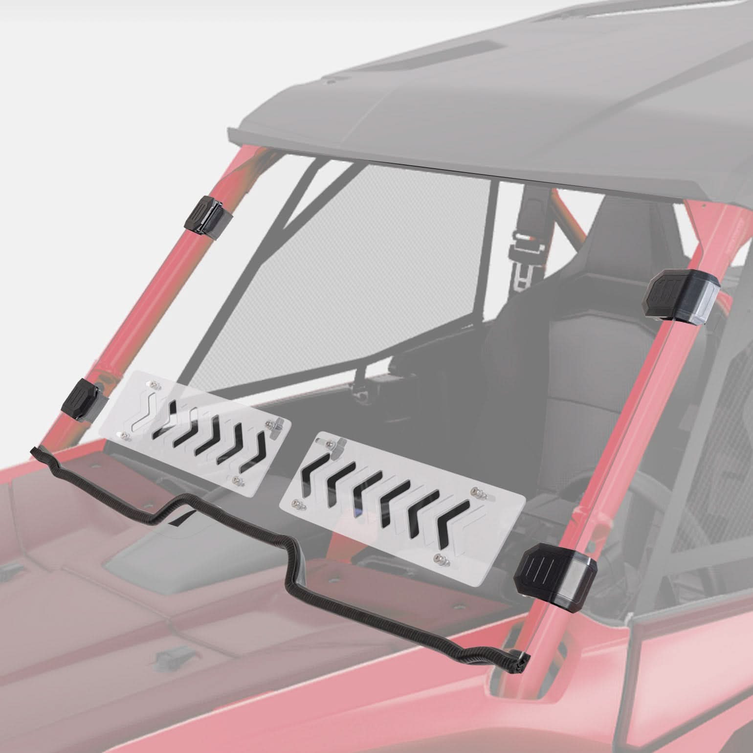 Photo of Kemimoto Front Full Windshield for Honda Talon 1000x 1000r 1000x-4 by Kemimoto - Premium for UTVs / Side by Sides