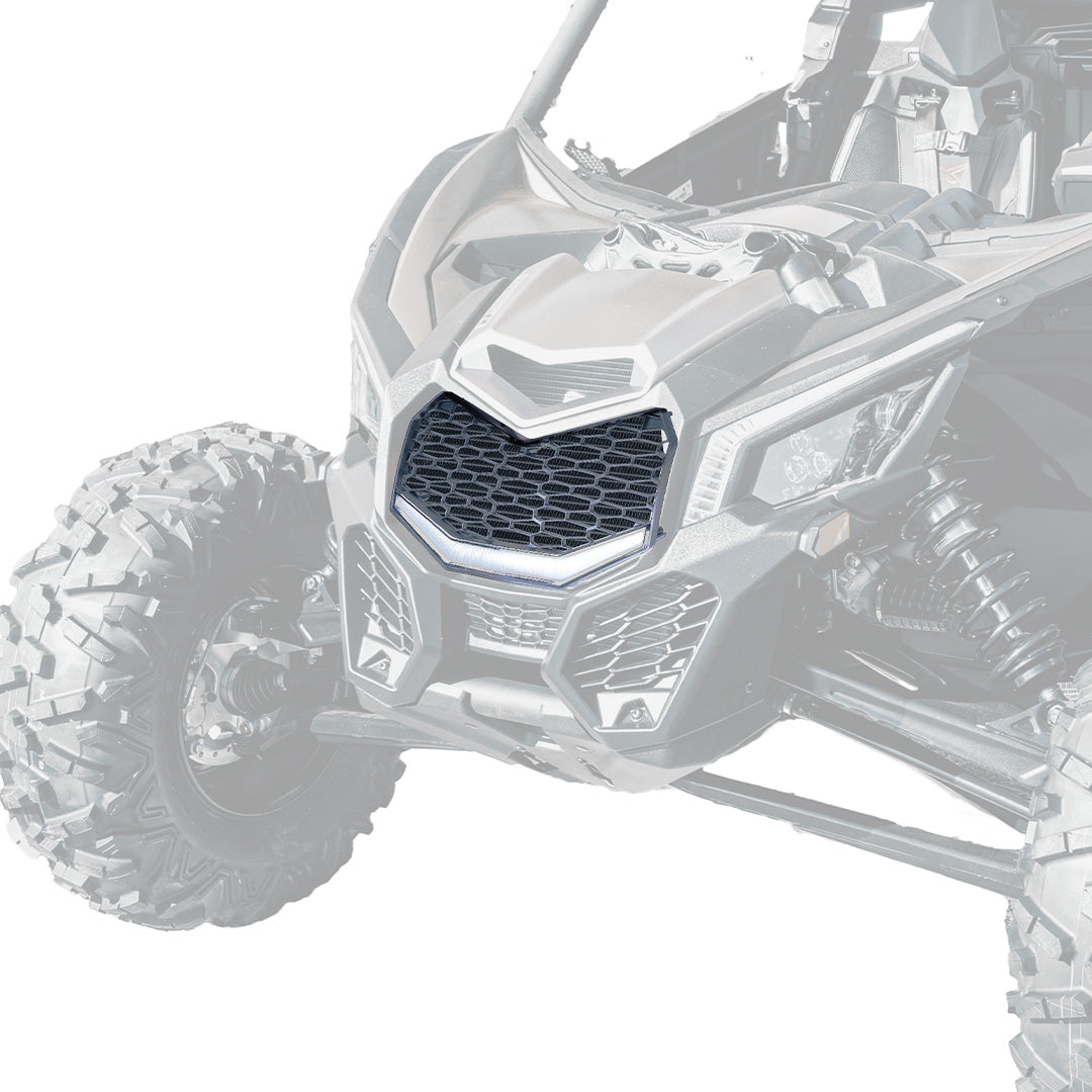 Photo of Kemimoto Front Bumper Mesh Grill For Can-Am Maverick X3 by Kemimoto - Premium for UTVs / Side by Sides