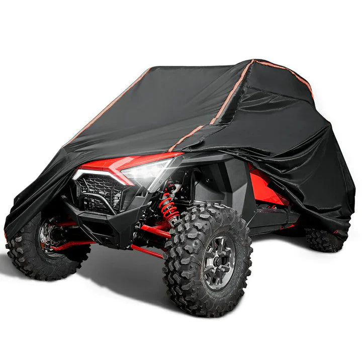 Photo of Lower Half Door Inserts Panels & UTV Cover with Rlective Strip for Polaris RZR by Kemimoto - Premium for UTVs / Side by Sides