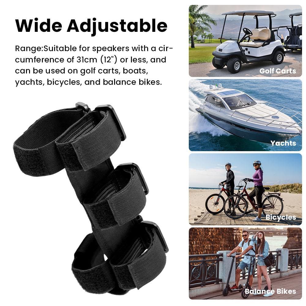 Photo of UTV Speaker Mount for 1.5" to 2.25" Roll Bar by Kemimoto - Premium for UTVs / Side by Sides