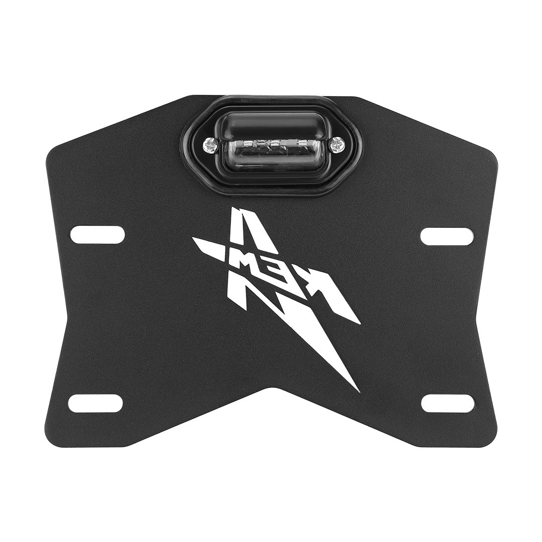 Photo of Universal LED License Plate Bracket Kit Fit Can-Am, Polaris by Kemimoto - Premium for UTVs / Side by Sides