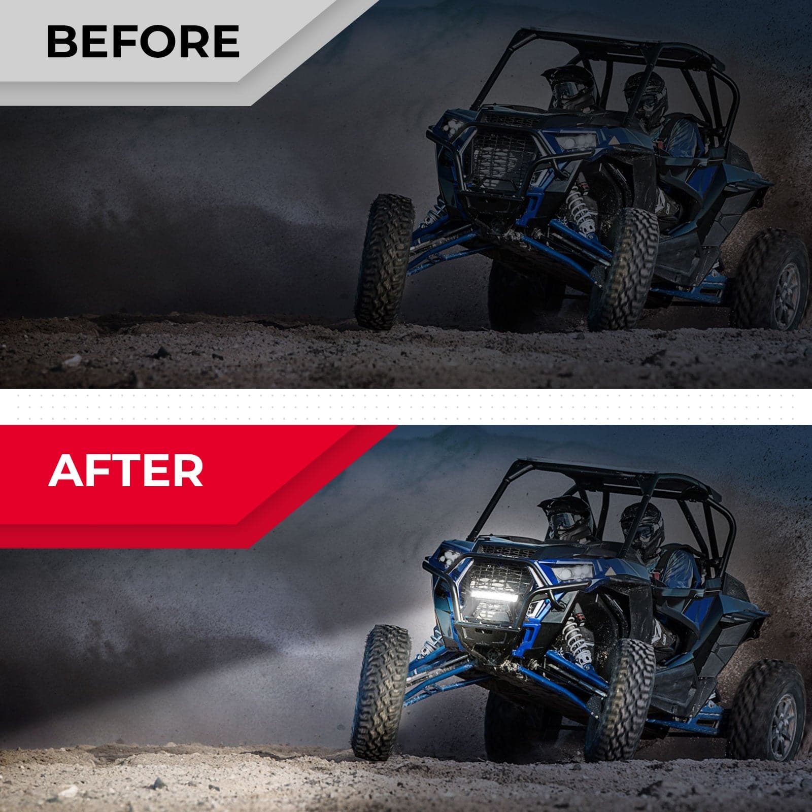 Photo of Kemimoto Front Lower Mesh Grill Radiator Guards for Polaris RZR XP 1000/ Turbo by Kemimoto - Premium for UTVs / Side by Sides