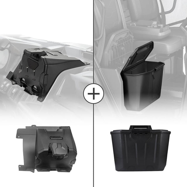 Photo of 14L Storage Box & Tablet Holder For Can am Defender by Kemimoto - Premium for UTVs / Side by Sides