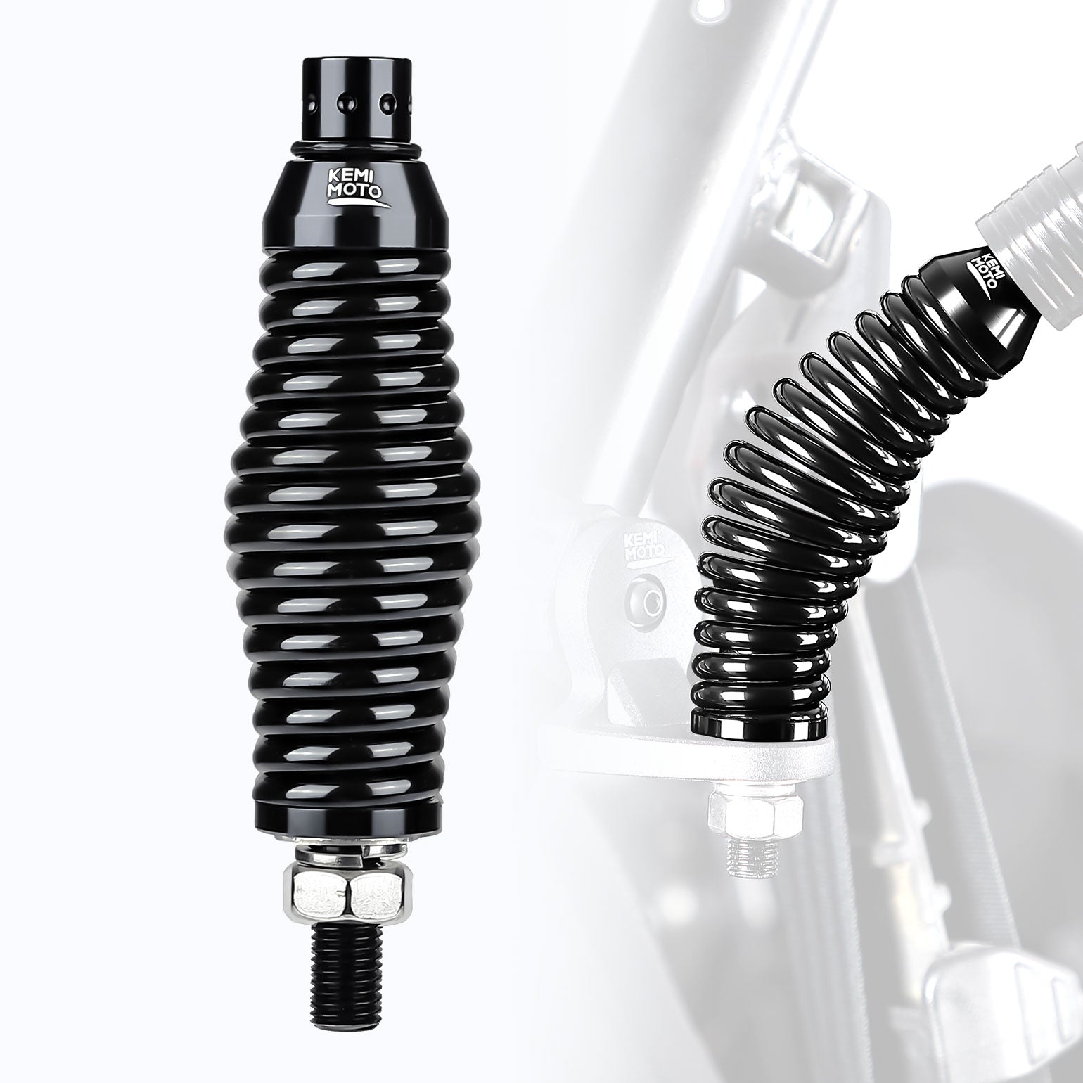 Photo of UTV/ATV Whip Lights Spring Mounting Base by Kemimoto - Premium for UTVs / Side by Sides