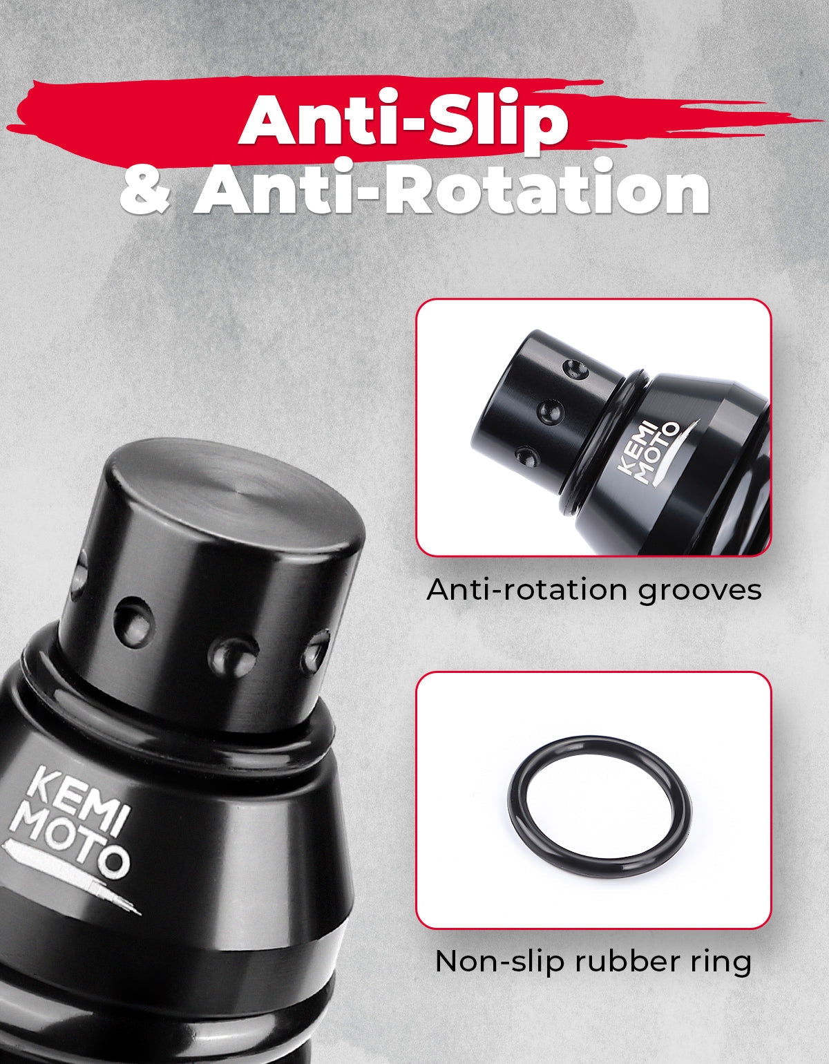 Photo of UTV/ATV Whip Lights Spring Mounting Base by Kemimoto - Premium for UTVs / Side by Sides