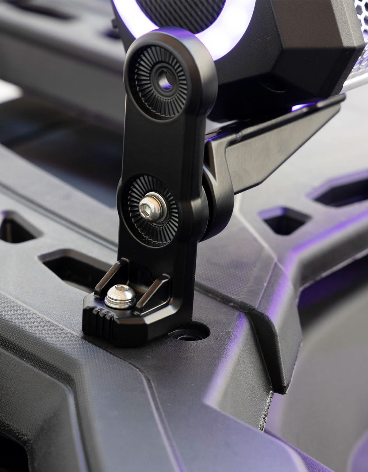 Photo of Midnight Soundbar Bracket for ATV UTV Golf Cart Marine Boat by Kemimoto - Premium for UTVs / Side by Sides