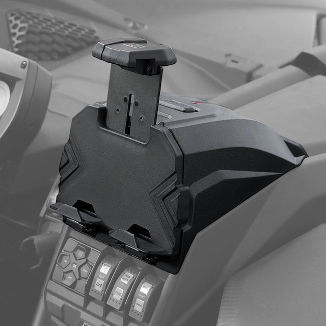 Photo of Upgraded Device Tablet Holder for Can-Am Maverick X3 / X3 MAX by Kemimoto - Premium for UTVs / Side by Sides