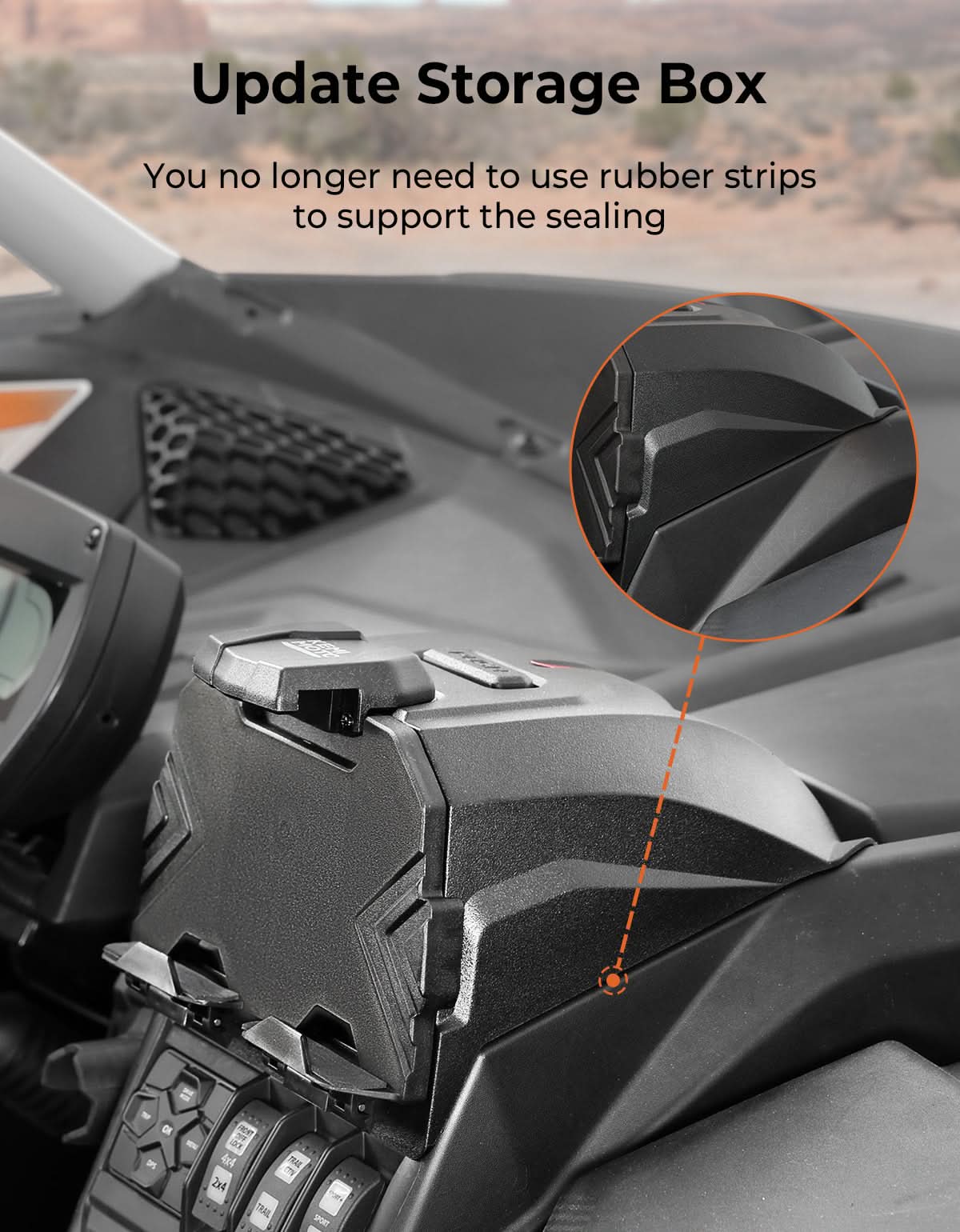 Photo of Upgraded Device Tablet Holder for Can-Am Maverick X3 / X3 MAX by Kemimoto - Premium for UTVs / Side by Sides
