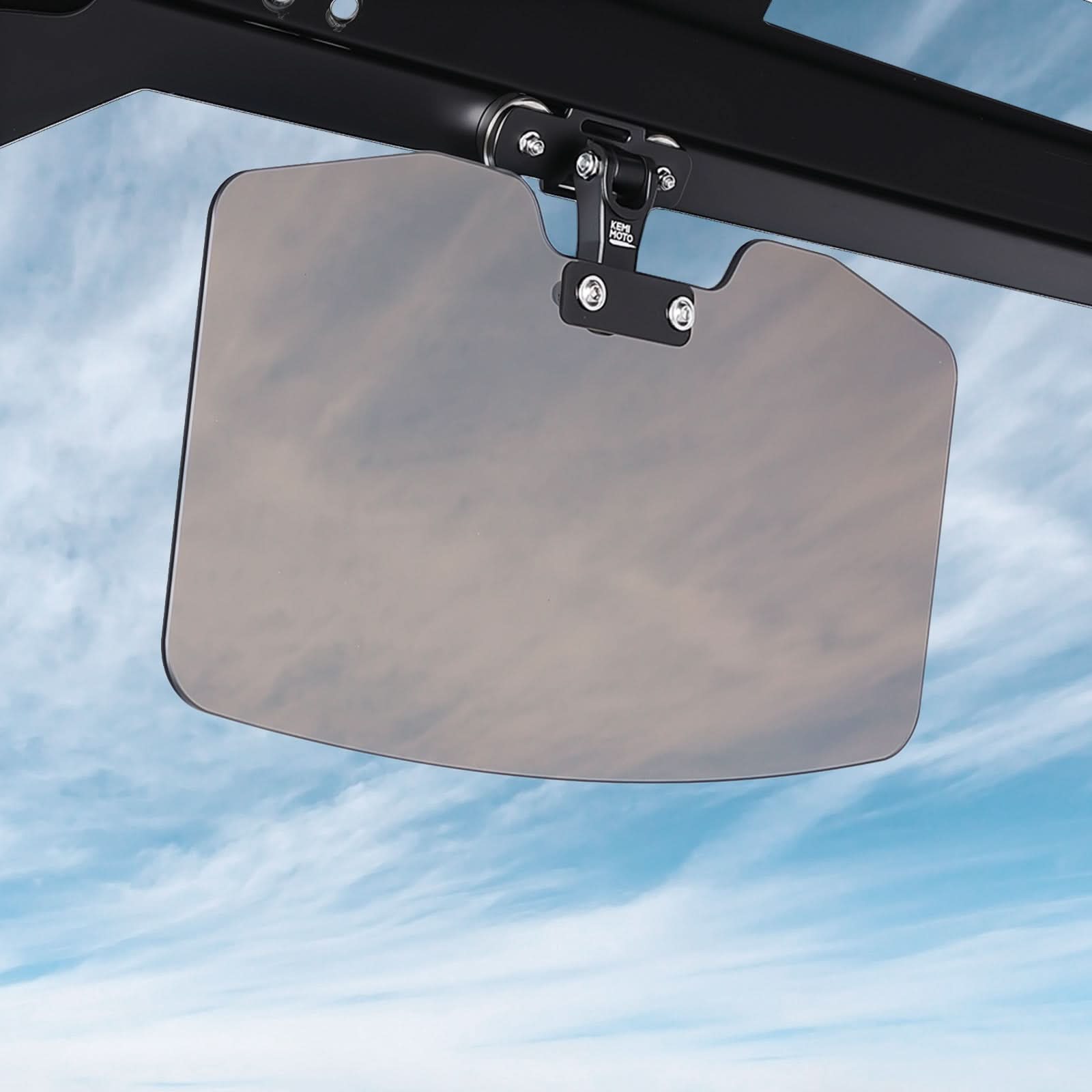Photo of UTV Magnetic Sun Visor for Most Vehicles with pro-fit bar or Metal roof and crossbars by Kemimoto - Premium for UTVs / Side by Sides