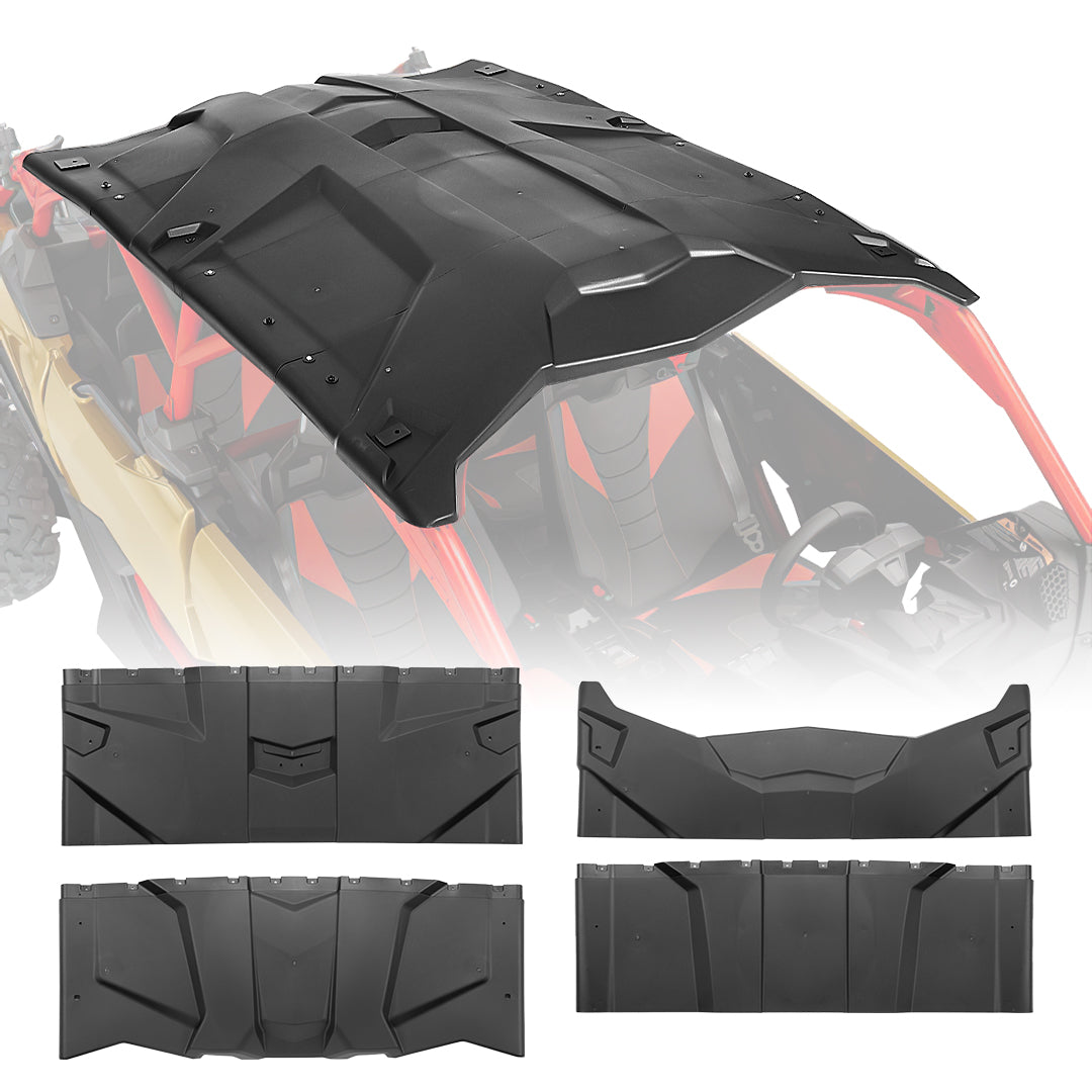 Photo of Kemimoto Hard Roof Top for Can-Am Maverick X3 Max, 4PCS Combination by Kemimoto - Premium for UTVs / Side by Sides