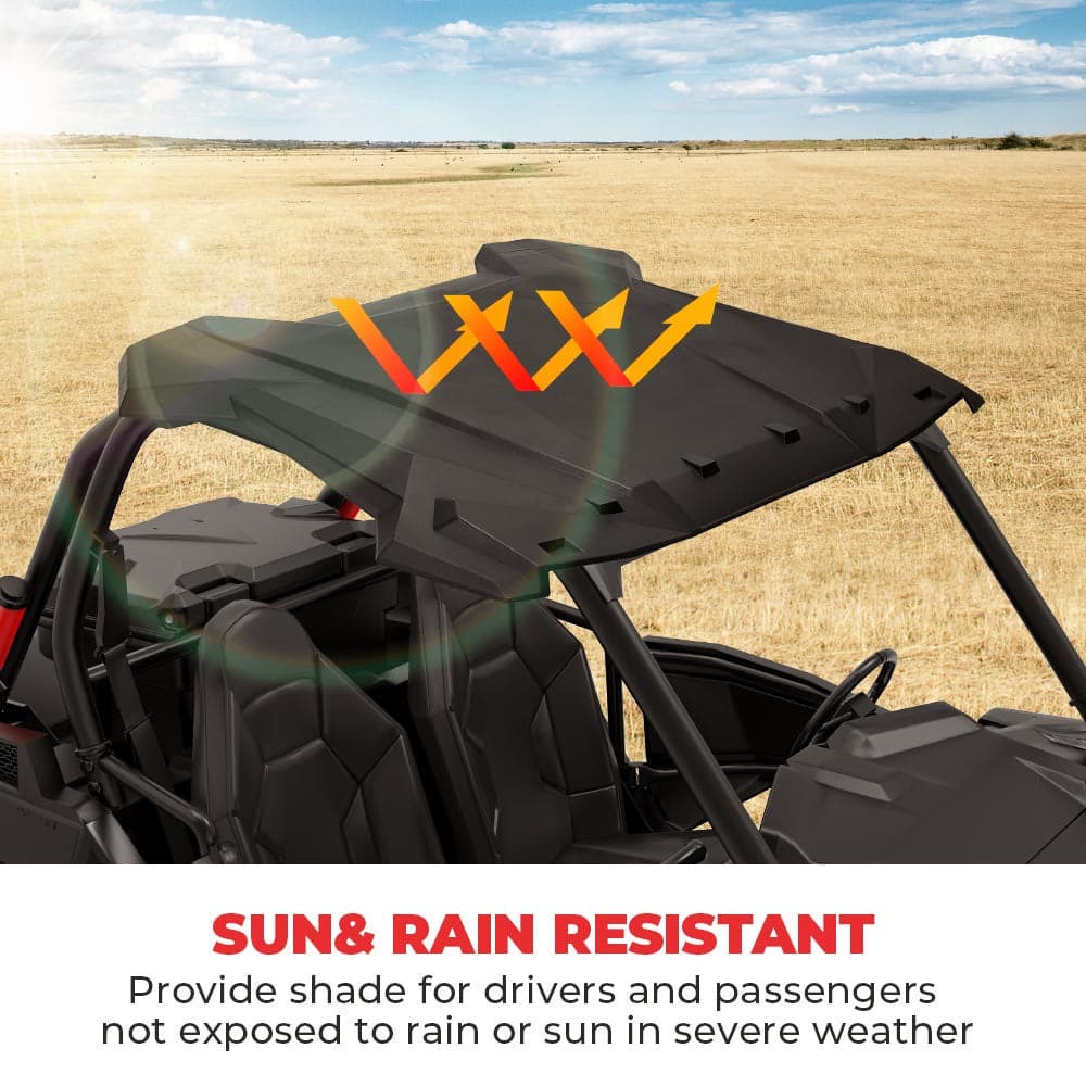 Photo of Plastic Hard Roof Top for Polaris RZR XP 1000, 900, Turbo, S 900 by Kemimoto - Premium for UTVs / Side by Sides