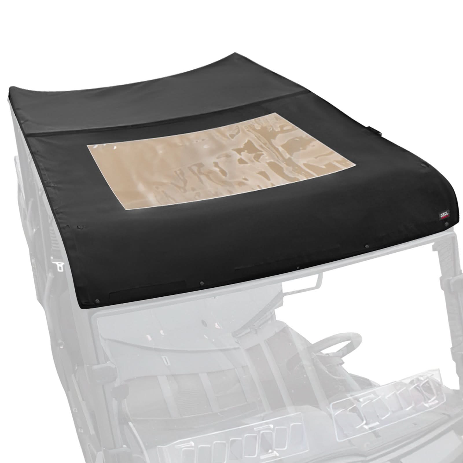 Photo of Soft Anti-UV Roof Top with Window for Tracker 800SX CREW by Kemimoto - Premium for UTVs / Side by Sides