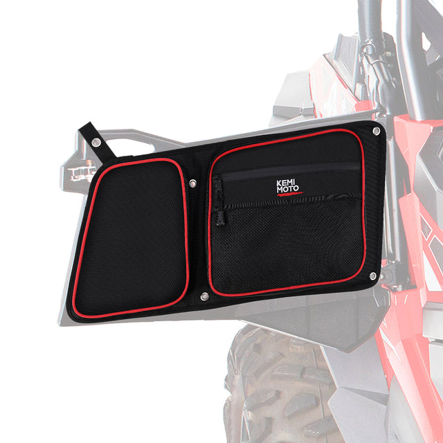 Photo of Rear Side Door Bags Knee Pad for Polaris RZR XP 4 1000/4 900/4 Door Turbo by Kemimoto - Premium for UTVs / Side by Sides