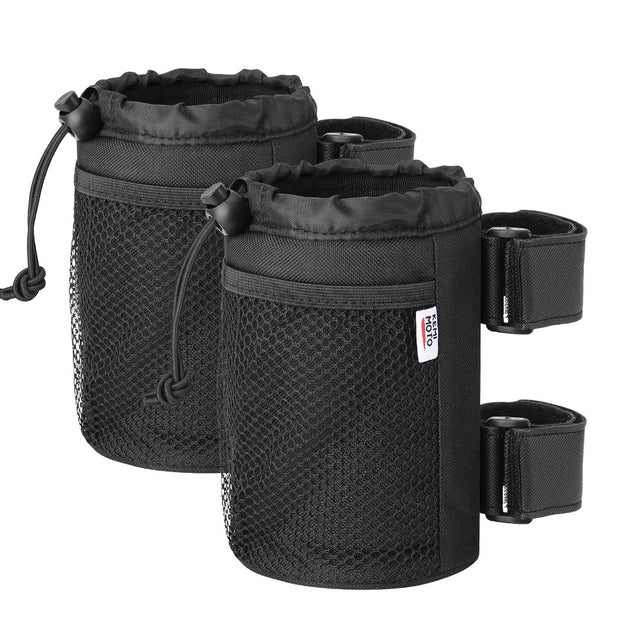Photo of Universal 2 pcs Cup Holder for 1.5"-2" Roll Cage by Kemimoto - Premium for UTVs / Side by Sides