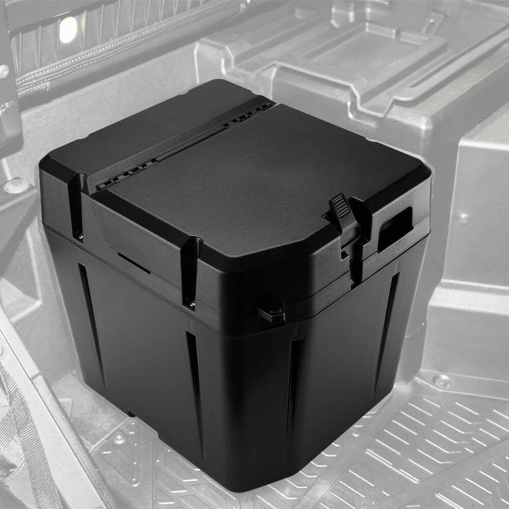 Photo of UTV Waterproof Seat Cover & Under Seat Storage Box for Polaris Ranger by Kemimoto - Premium for UTVs / Side by Sides