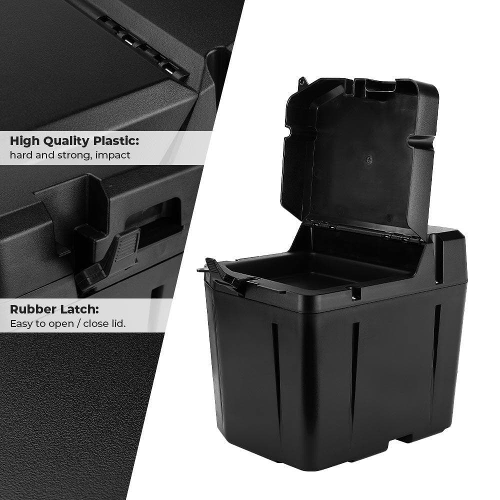 Photo of Under Seat Dry Storage Box for Polaris Ranger XP 1000/CREW by Kemimoto - Premium for UTVs / Side by Sides