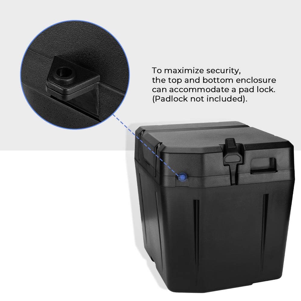 Photo of UTV Waterproof Seat Cover & Under Seat Storage Box for Polaris Ranger by Kemimoto - Premium for UTVs / Side by Sides