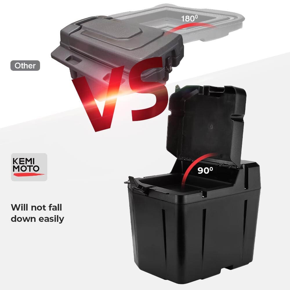 Photo of UTV Waterproof Seat Cover & Under Seat Storage Box for Polaris Ranger by Kemimoto - Premium for UTVs / Side by Sides