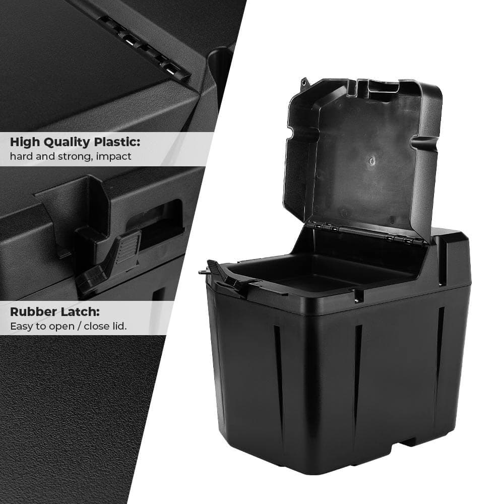 Photo of Rear View Mirror & Under Seat Storage Box for Polaris Ranger XP 1000 by Kemimoto - Premium for UTVs / Side by Sides