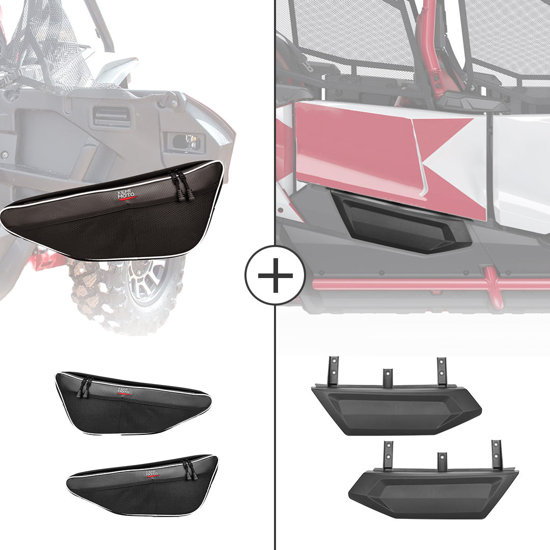 Photo of Kemimoto Door Bags & UTV Rear Lower Door Bottom Panel Insert Fit Talon by Kemimoto - Premium for UTVs / Side by Sides