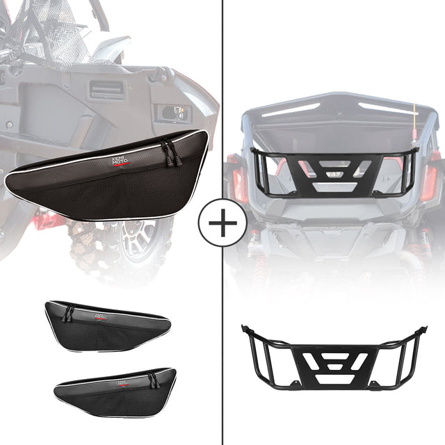 Photo of Kemimoto Door Bags & UTV Bed Tailgate for Talon 1000r 1000x 1000x-4 by Kemimoto - Premium for UTVs / Side by Sides