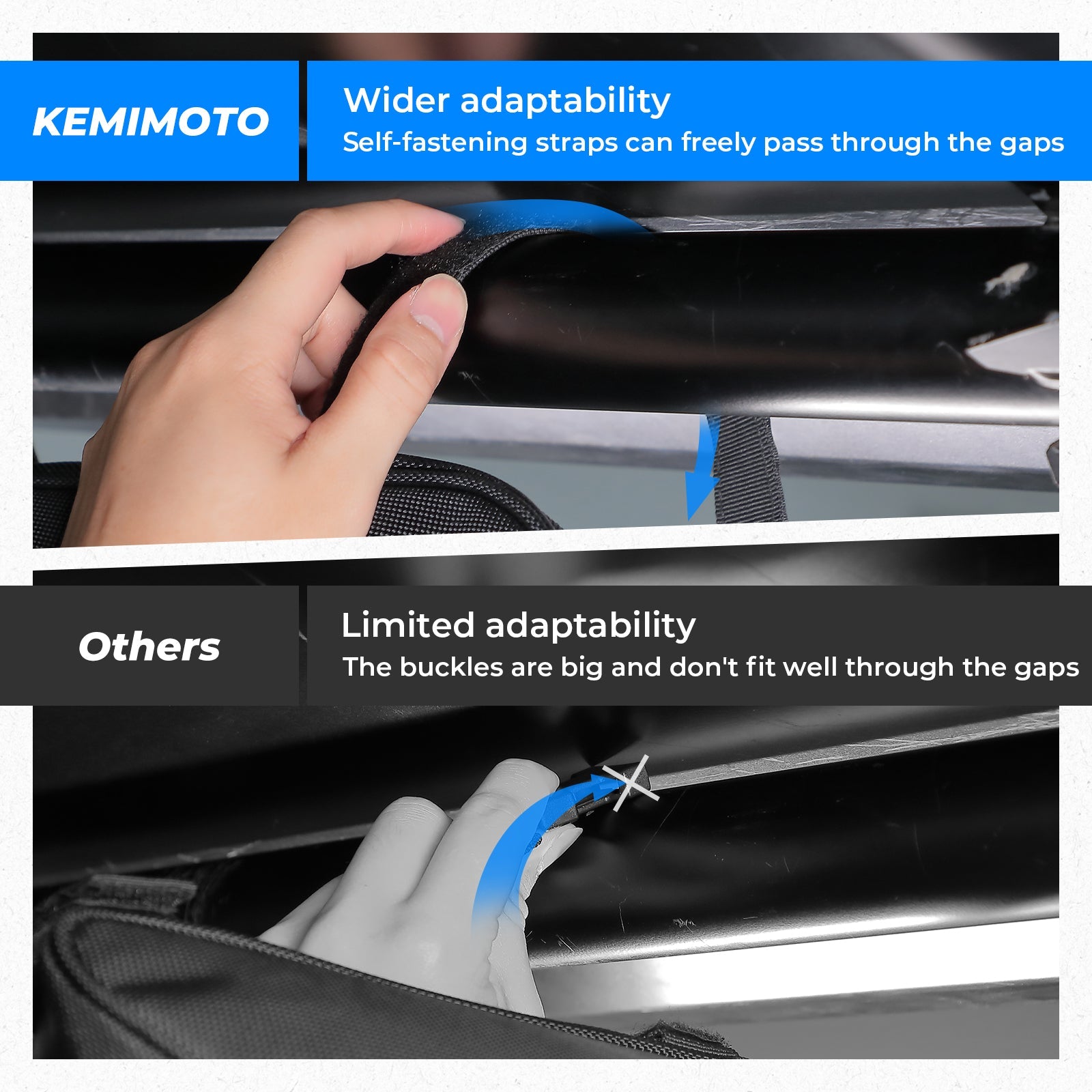 Photo of UTV Roll Bar Triangle Storage Bag by Kemimoto - Premium for UTVs / Side by Sides