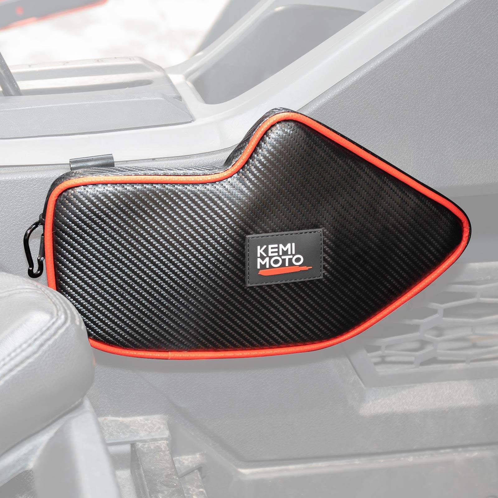 Photo of 1 Pair Protective Knee Pads for Kawasaki Teryx KRX 1000 by Kemimoto - Premium for UTVs / Side by Sides