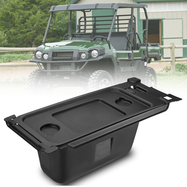 Photo of Under-Seat Storage Bin for Kawasaki Mule PRO-FX FXR FXT DX DXT by Kemimoto - Premium for UTVs / Side by Sides