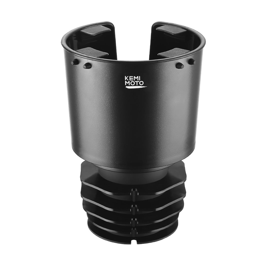 Photo of Universal Car Cup Holder Expander (Long Base Model) with Offset Base by Kemimoto - Premium for UTVs / Side by Sides