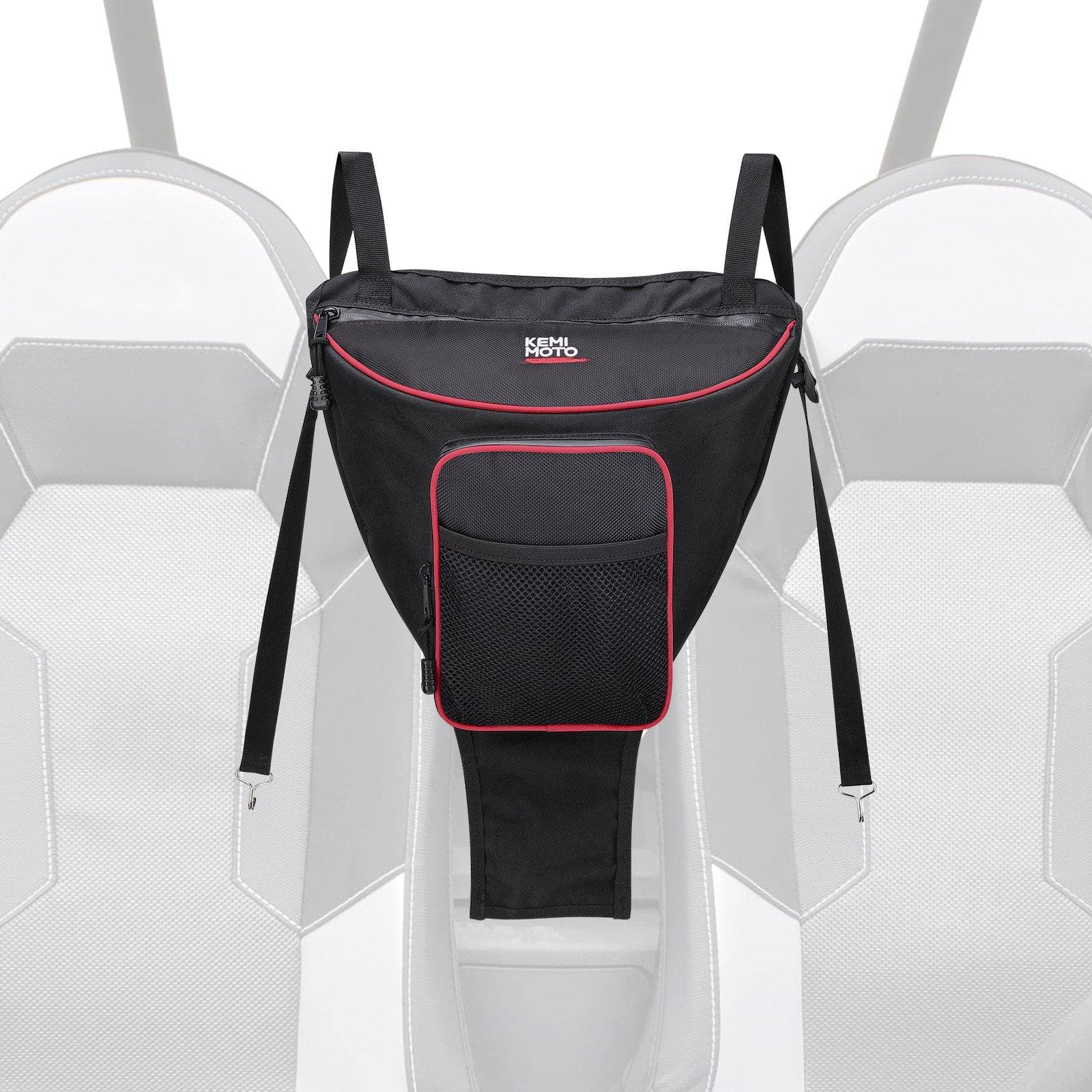 Photo of UTV Cab Pack Center Seat Storage Bag for Polaris RZR 900 570 800 XP 1000 by Kemimoto - Premium for UTVs / Side by Sides