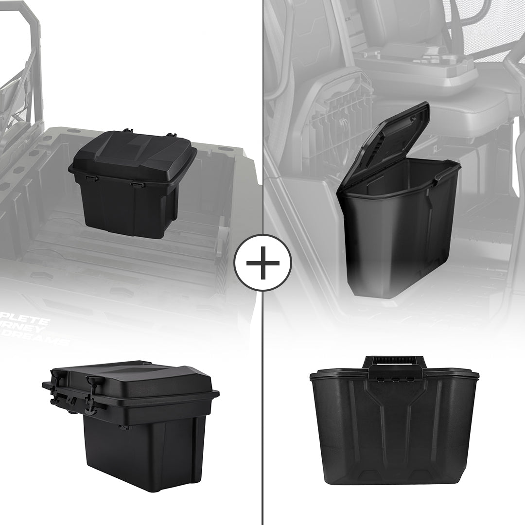 Photo of Removable 20L Cargo Storage Box & Storage Box for Can-Am Defender by Kemimoto - Premium for UTVs / Side by Sides