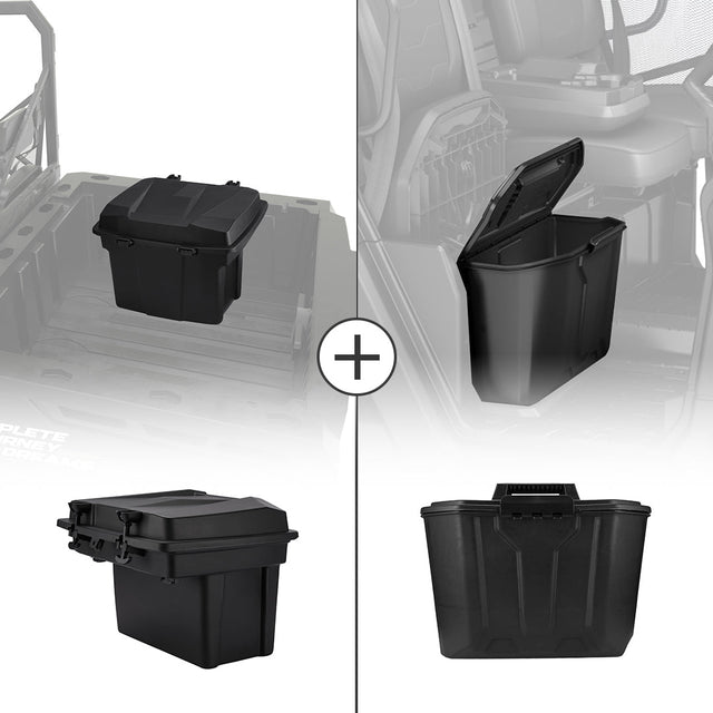 Photo of Removable 20L Cargo Storage Box & Storage Box for Can-Am Defender by Kemimoto - Premium for UTVs / Side by Sides