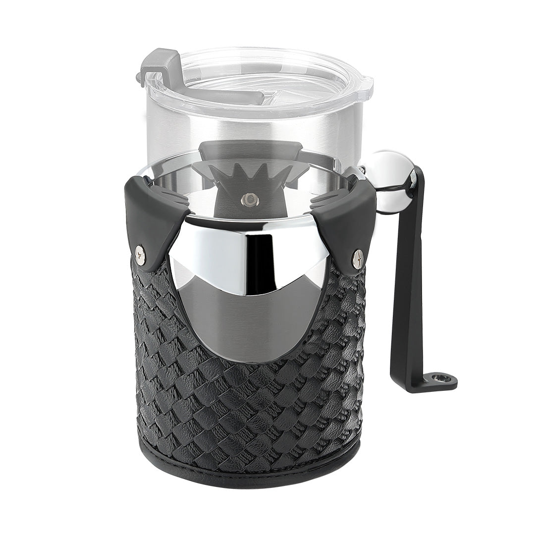 Photo of Upgraded Motorcycle ATV Cup Holder by Kemimoto - Premium for UTVs / Side by Sides
