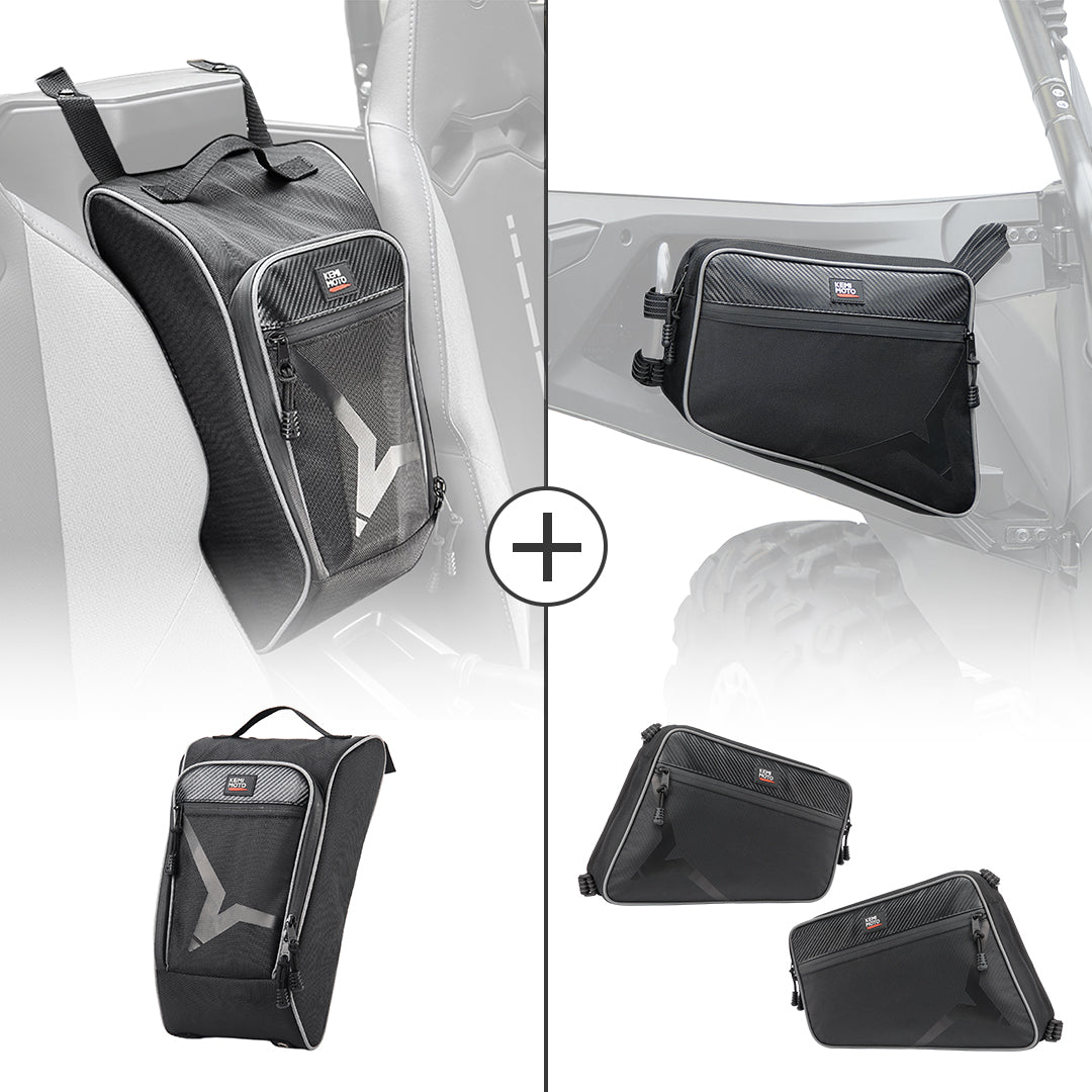 Photo of Kemimoto Door Bags & Center Bags for ZForce 950 by Kemimoto - Premium for UTVs / Side by Sides