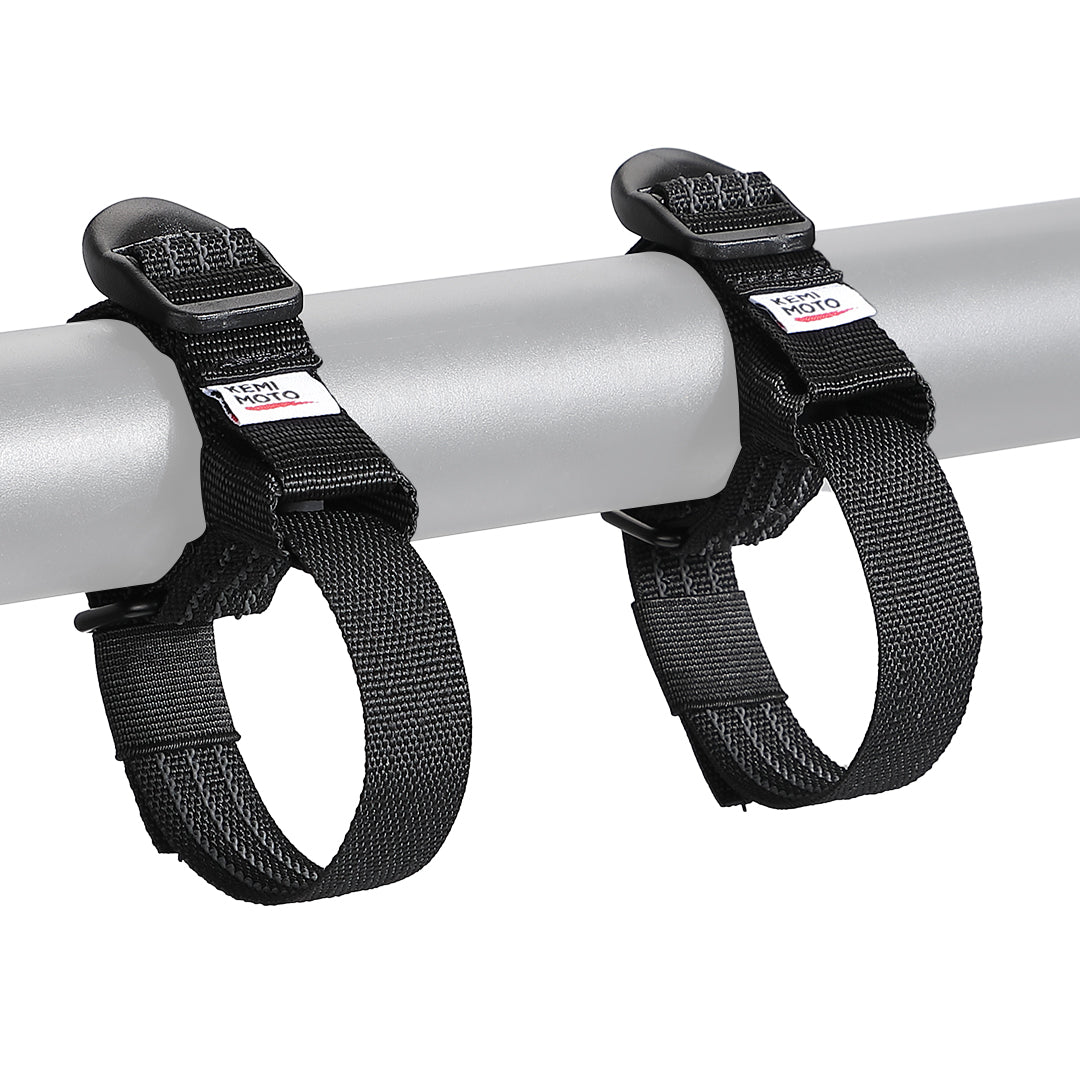 Photo of Shovel Holder Rubber Roof Rack Straps Fits 1.5"-3.5" Diameter Tools by Kemimoto - Premium for UTVs / Side by Sides