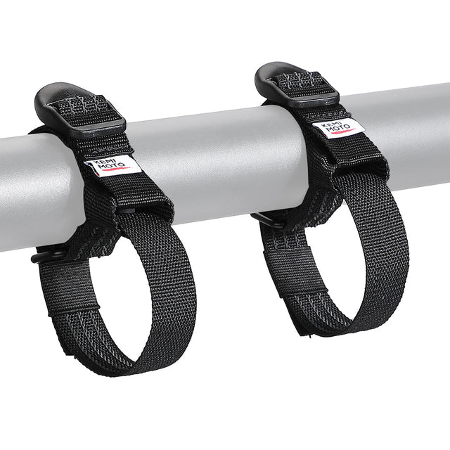 Photo of Shovel Holder Rubber Roof Rack Straps Fits 1.5"-3.5" Diameter Tools by Kemimoto - Premium for UTVs / Side by Sides