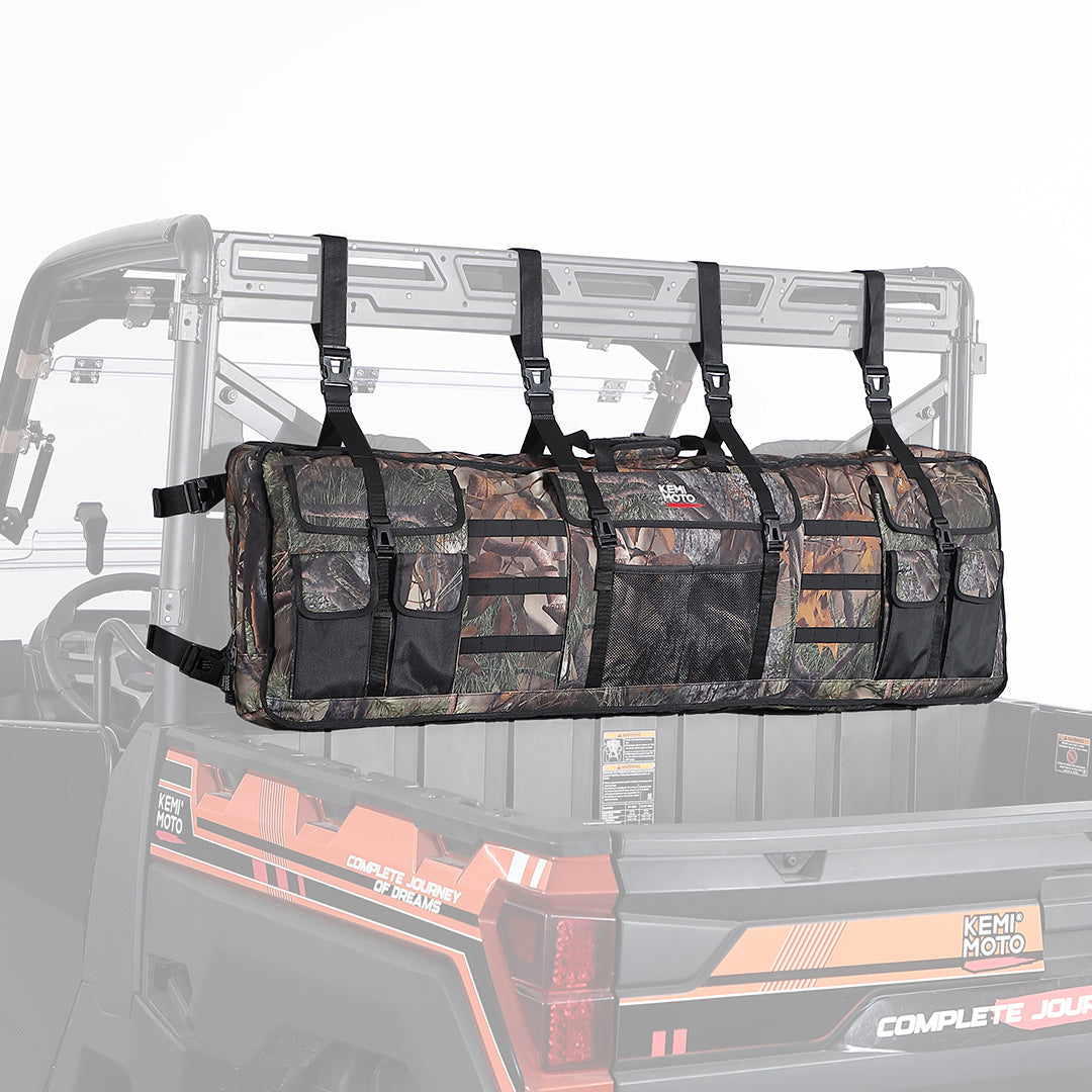 Photo of UTV Double Gun Holder Tool Rack for Hunting Gear by Kemimoto - Premium for UTVs / Side by Sides