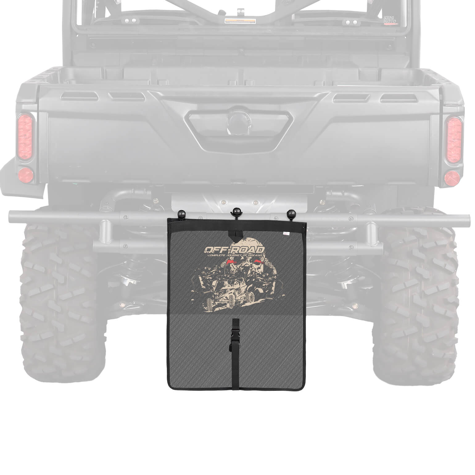 Photo of Universal Trash Sack Mesh Trash Bag for UTV Golf by Kemimoto - Premium for UTVs / Side by Sides