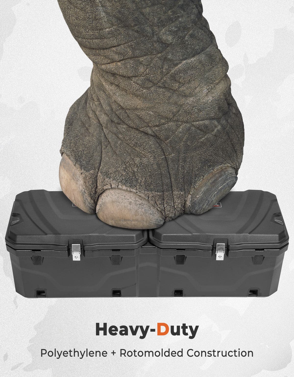 Photo of 110L Lockable Cargo Box for Can-Am Defender HD10|9|8|7|5 by Kemimoto - Premium for UTVs / Side by Sides