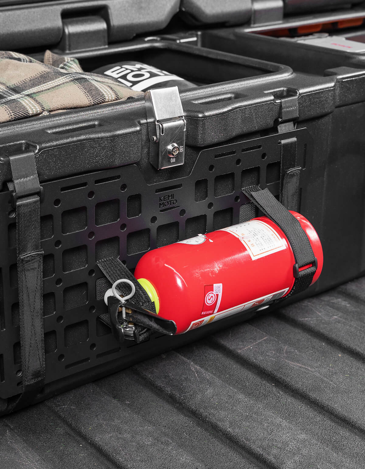 Photo of 110L Lockable Cargo Box for Can-Am Defender HD10|9|8|7|5 by Kemimoto - Premium for UTVs / Side by Sides