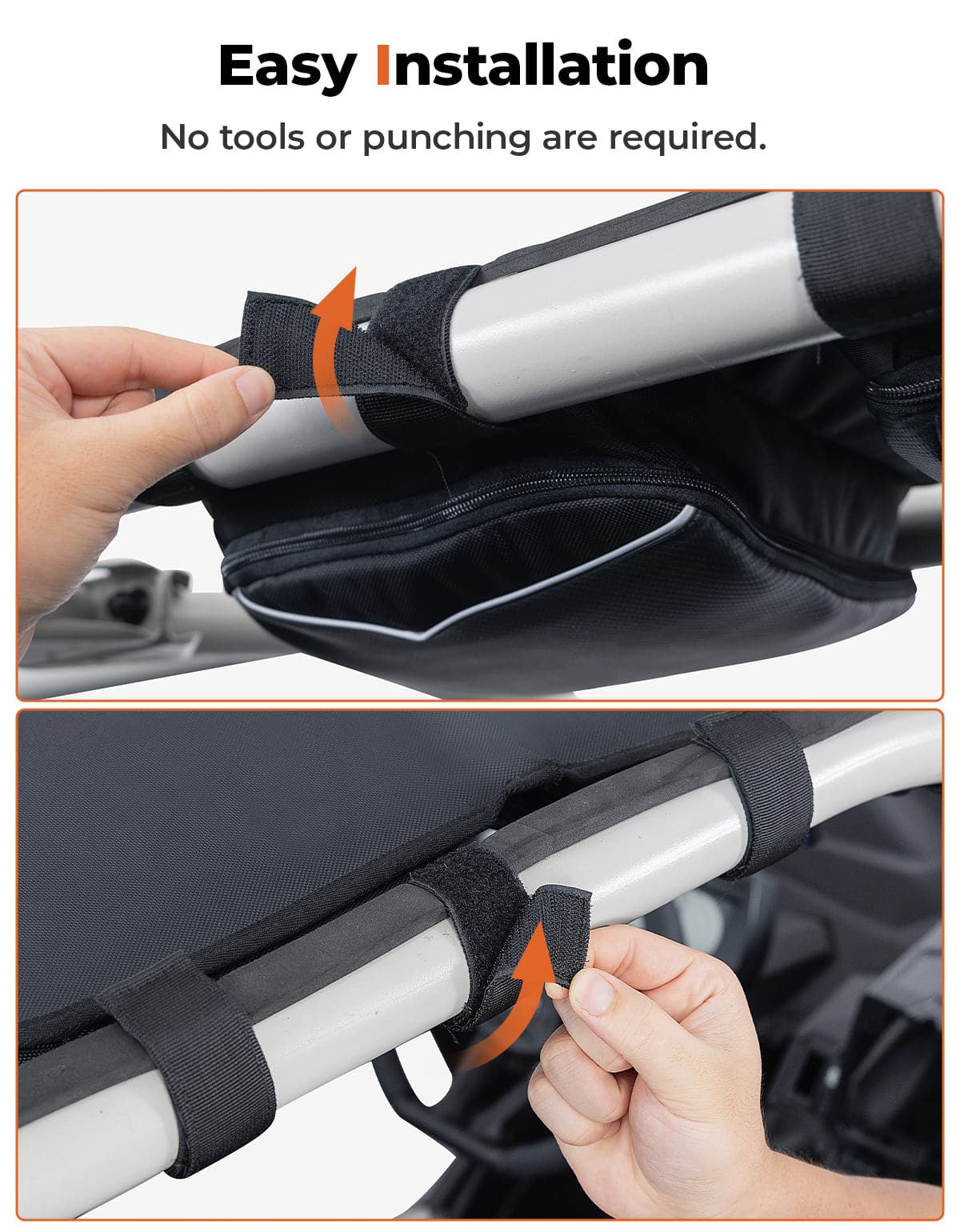 Photo of Roof Storage Bag with Tablet Holder for Can-Am Maverick X3 / X3 MAX by Kemimoto - Premium for UTVs / Side by Sides
