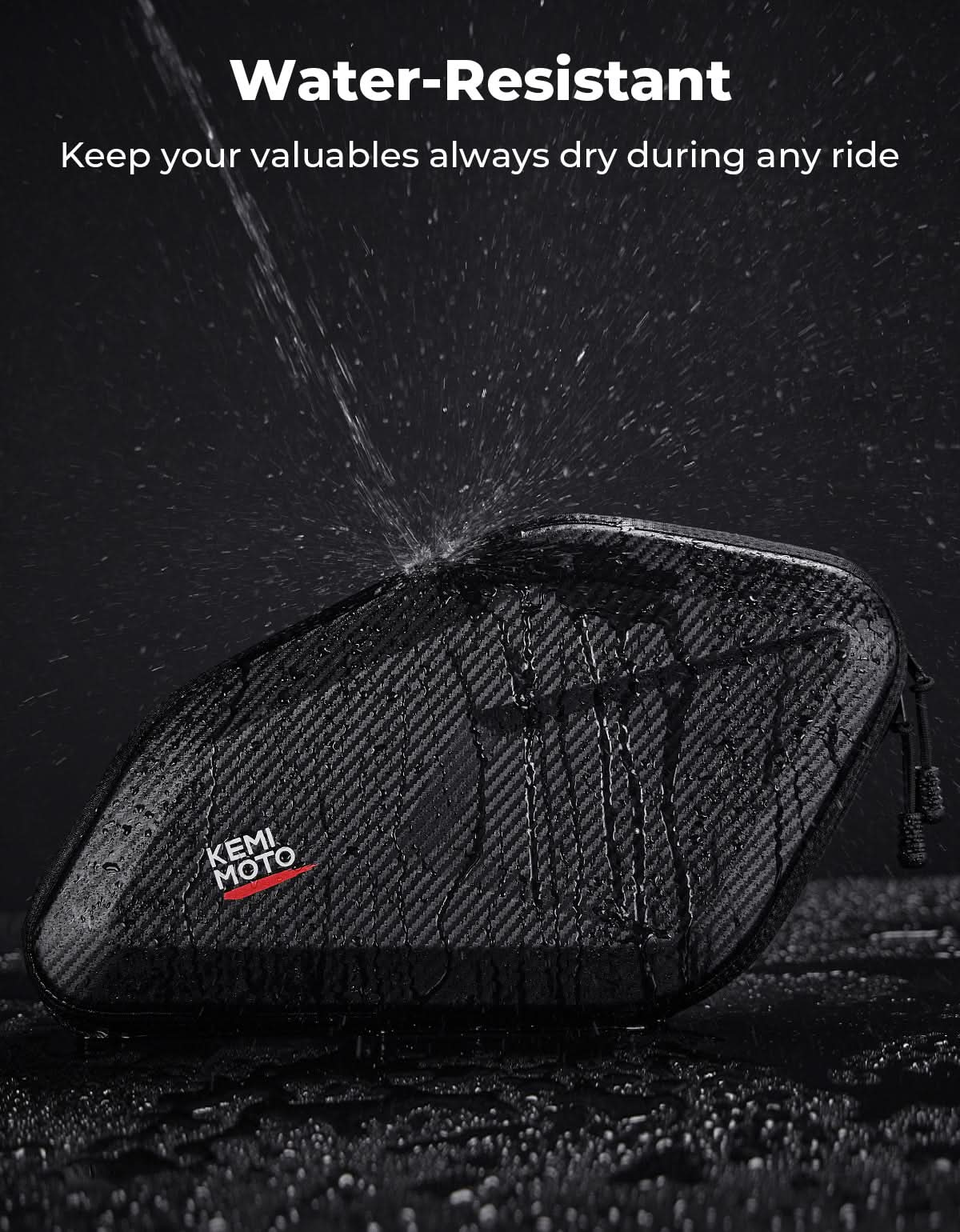 Photo of Lower Door Bags Semi-Rigid for Can-Am Maverick R 2024+ by Kemimoto - Premium for UTVs / Side by Sides