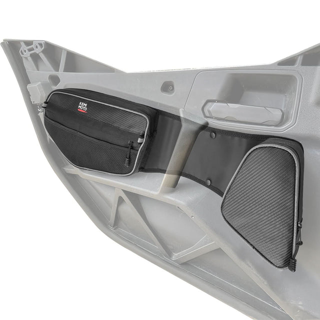 Photo of Kemimoto 1Pair Door Bags with Knee Pads for Can Am Commander by Kemimoto - Premium for UTVs / Side by Sides