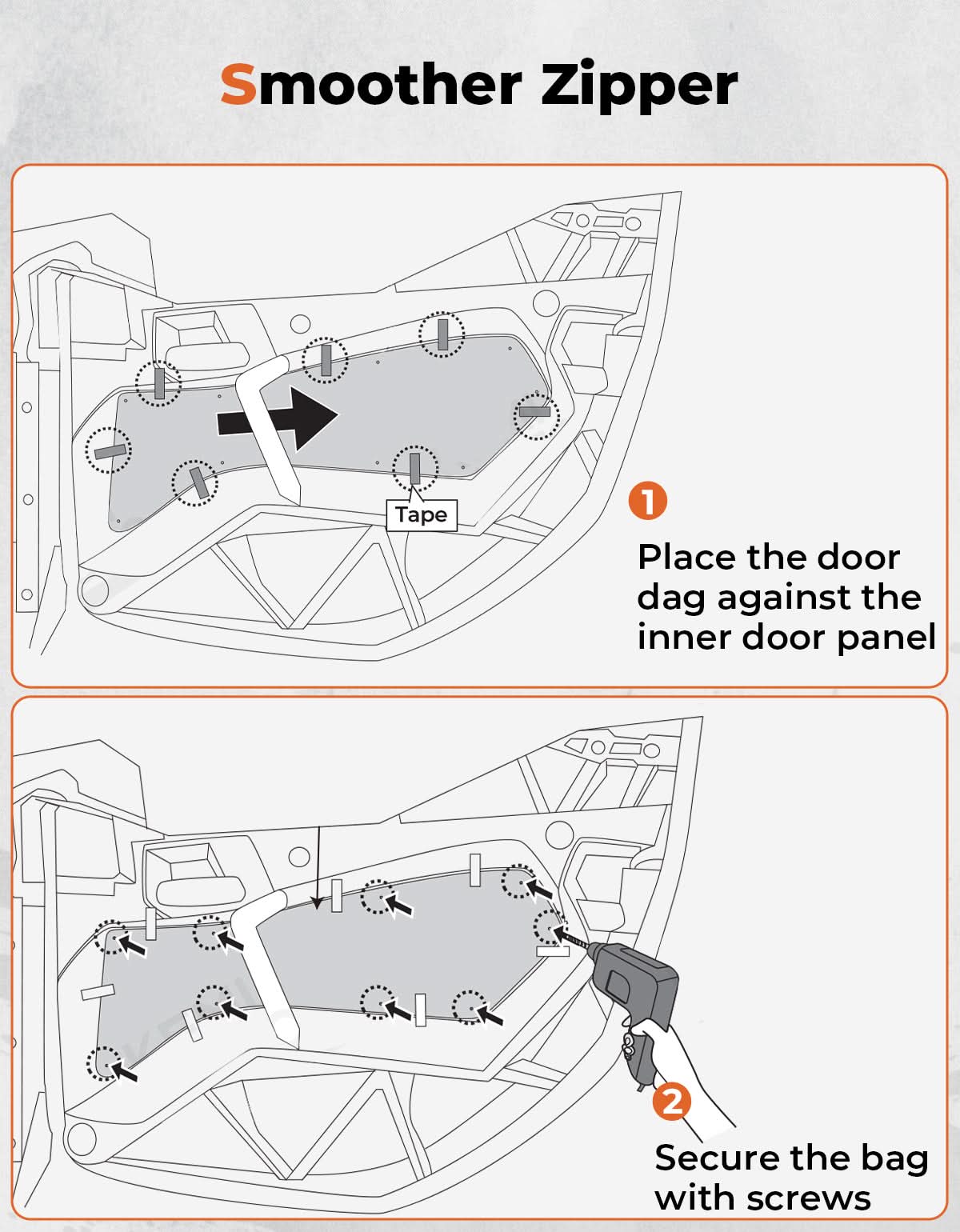 Photo of Kemimoto 1Pair Door Bags with Knee Pads for Can Am Commander by Kemimoto - Premium for UTVs / Side by Sides