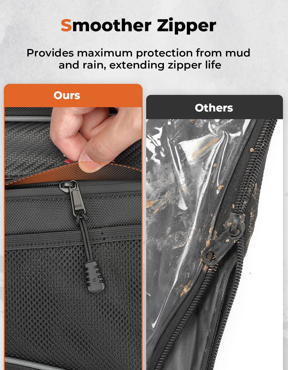 Photo of Kemimoto 1Pair Door Bags with Knee Pads for Can Am Commander by Kemimoto - Premium for UTVs / Side by Sides