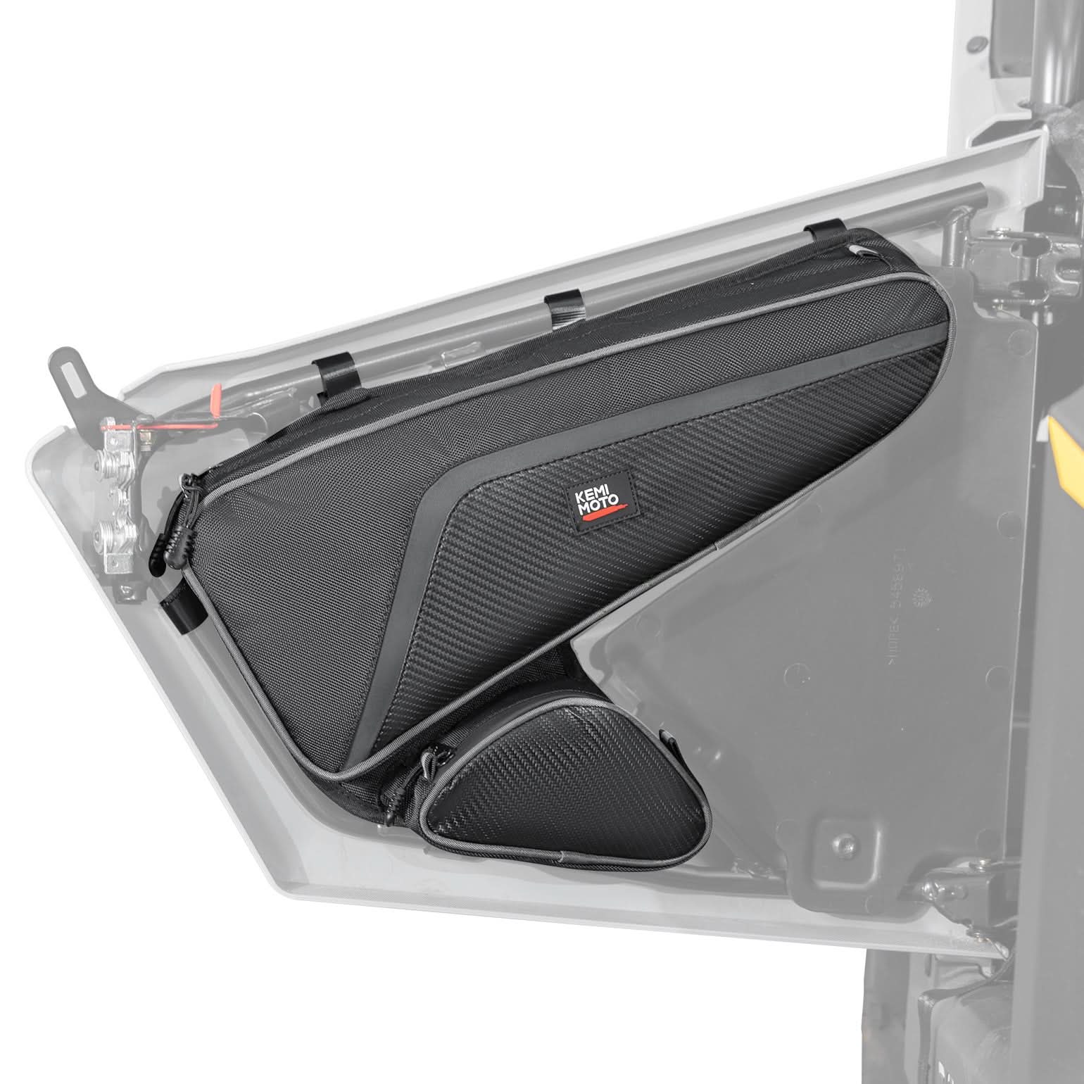 Photo of Kemimoto Door Bags 1680D Storage Bag with Knee Pads for Polaris RZR 200 EFI 2022-2025 by Kemimoto - Premium for UTVs / Side by Sides