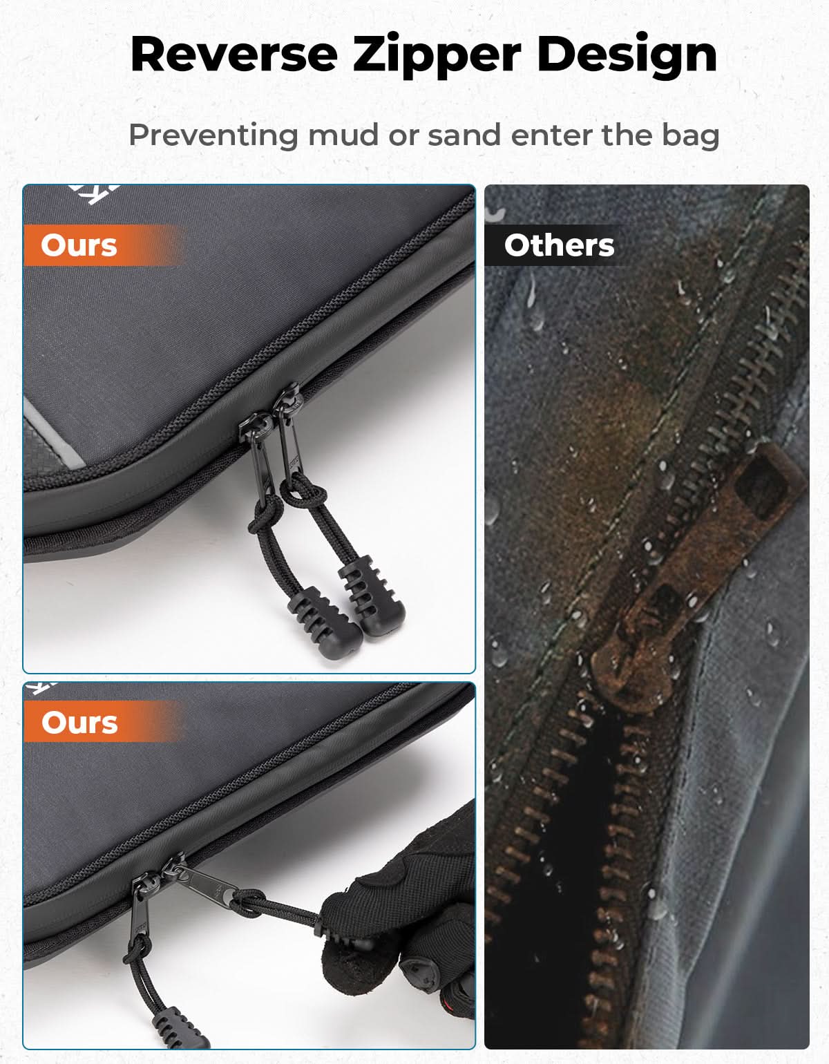 Photo of Kemimoto 1 Pair EVA Door Bags for Can-Am Maverick Sport Trail by Kemimoto - Premium for UTVs / Side by Sides